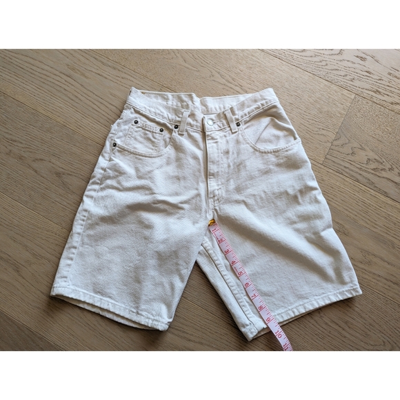 VINTAGE jean shorts, cream - Picture 7 of 8